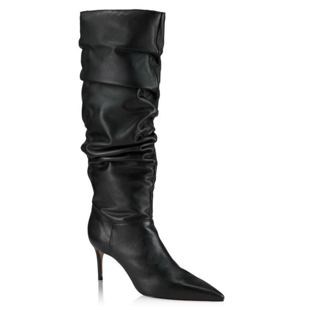 Schutz Ashlee Slouchy Leather High Boot Size 5.5 $198 - Picture 2 of 11
